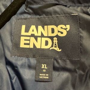 Lands' End Navy Outerwear XL